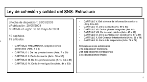 ley de cohesion y calidad