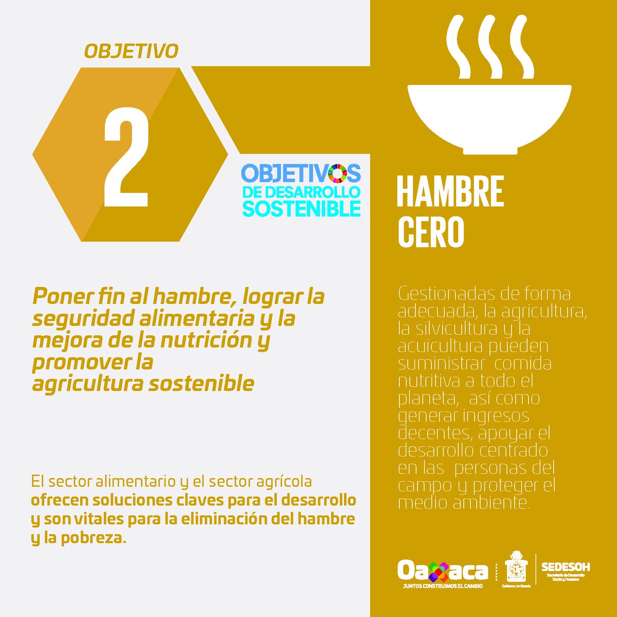 hambre cero desarrollo sostenible